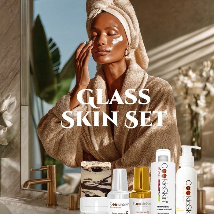 cookieskin skincare routine glass skin set