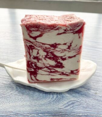 Hibiscus soap