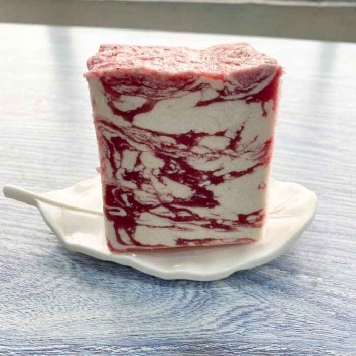 Hibiscus soap